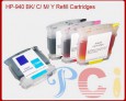 Refill ink cartridge for HP 940 BK/ C/ M/ Y